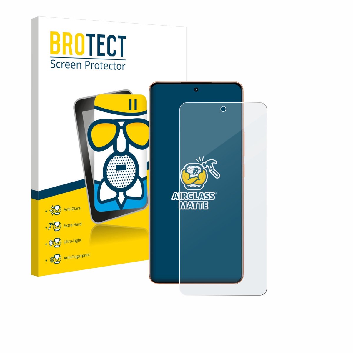 BROTECT - Screenprotector voor realme P4 Pro - Folie Beschermfolie Beschermglas matte