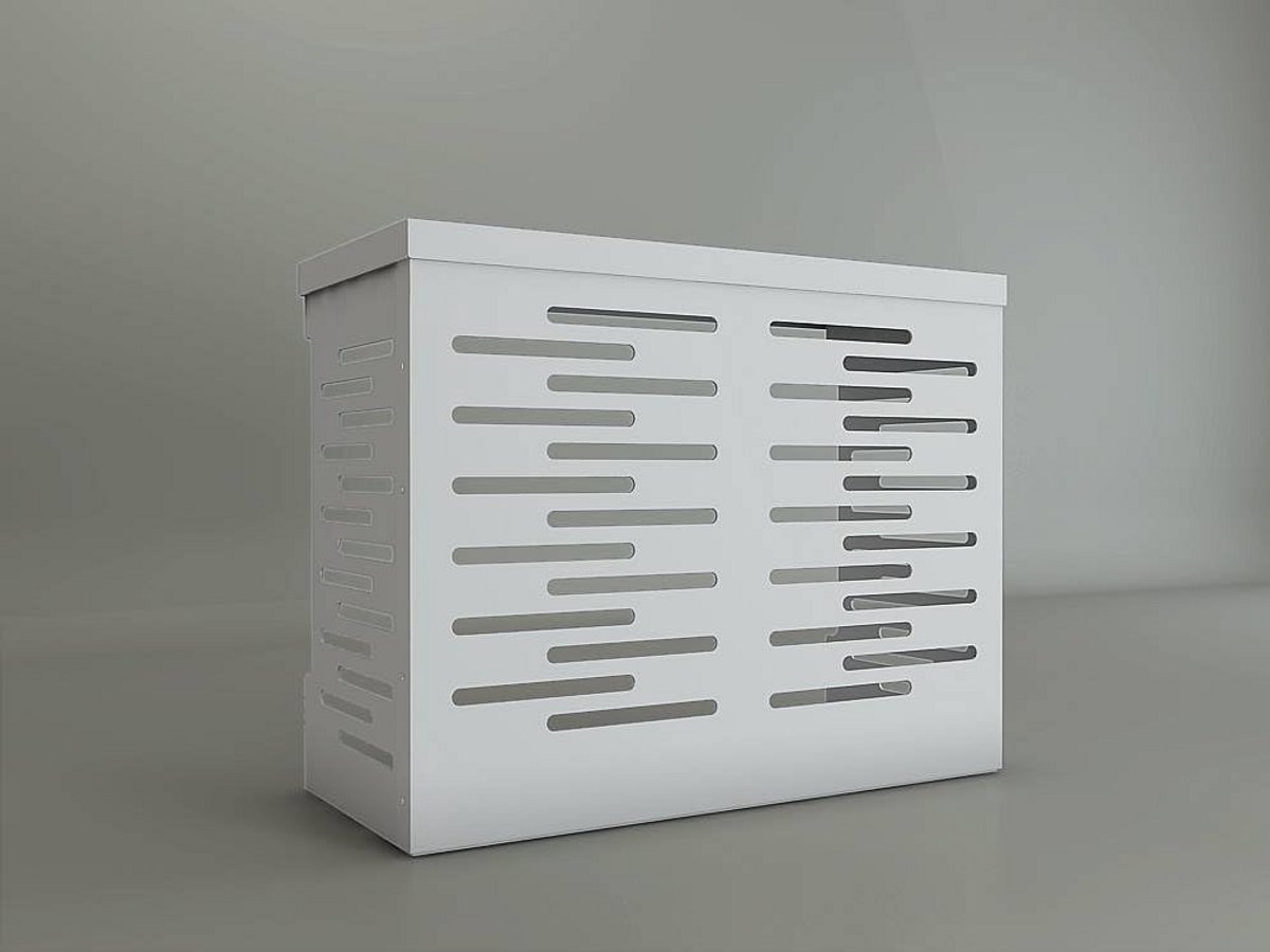Afdekking voor Buitenunit Airconditioning - Aluminium Composiet