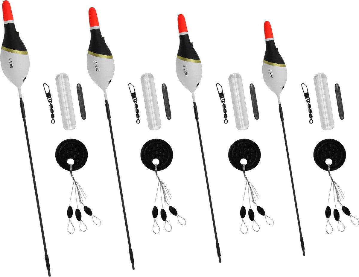 Visset voor Forel en Baars met Dobbers, Lood en Swirls