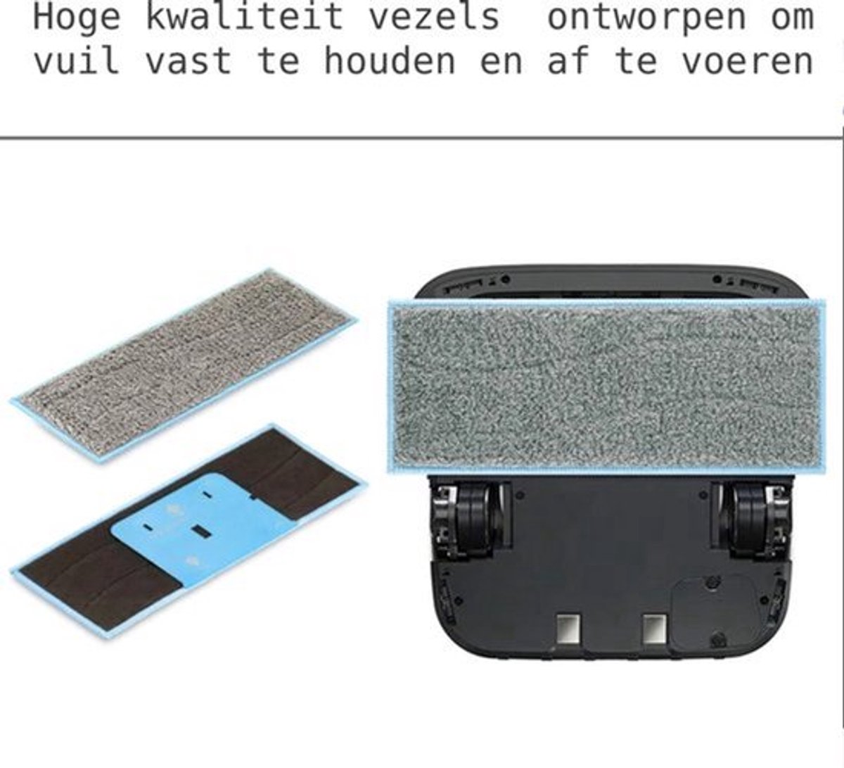 6x Dweil pads geschikt voor iRobot Braava Jet M6 voor nat dweilen M6134 Luxe Dweilpads Dweilrobot - Microfiber Microvezel Dweil Doekjes Pads Set - Dweildoeken Nat Dweilen – foto 7