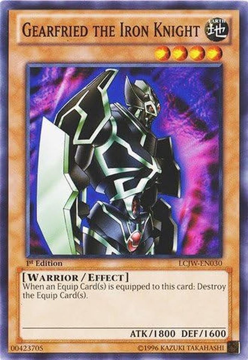 Yu-Gi-Oh! Speelkaart Gearfried The Iron Knight - Common Uitgave