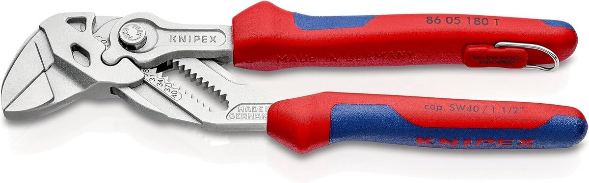 Verstelbare Sleuteltang met Ratelfunctie en Anti-Slip Handgrepen 180mm