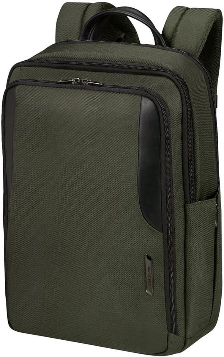 Stevige Laptoptas 15,6 Inch Groen - Waterafstotende Rugzak voor Werk en School