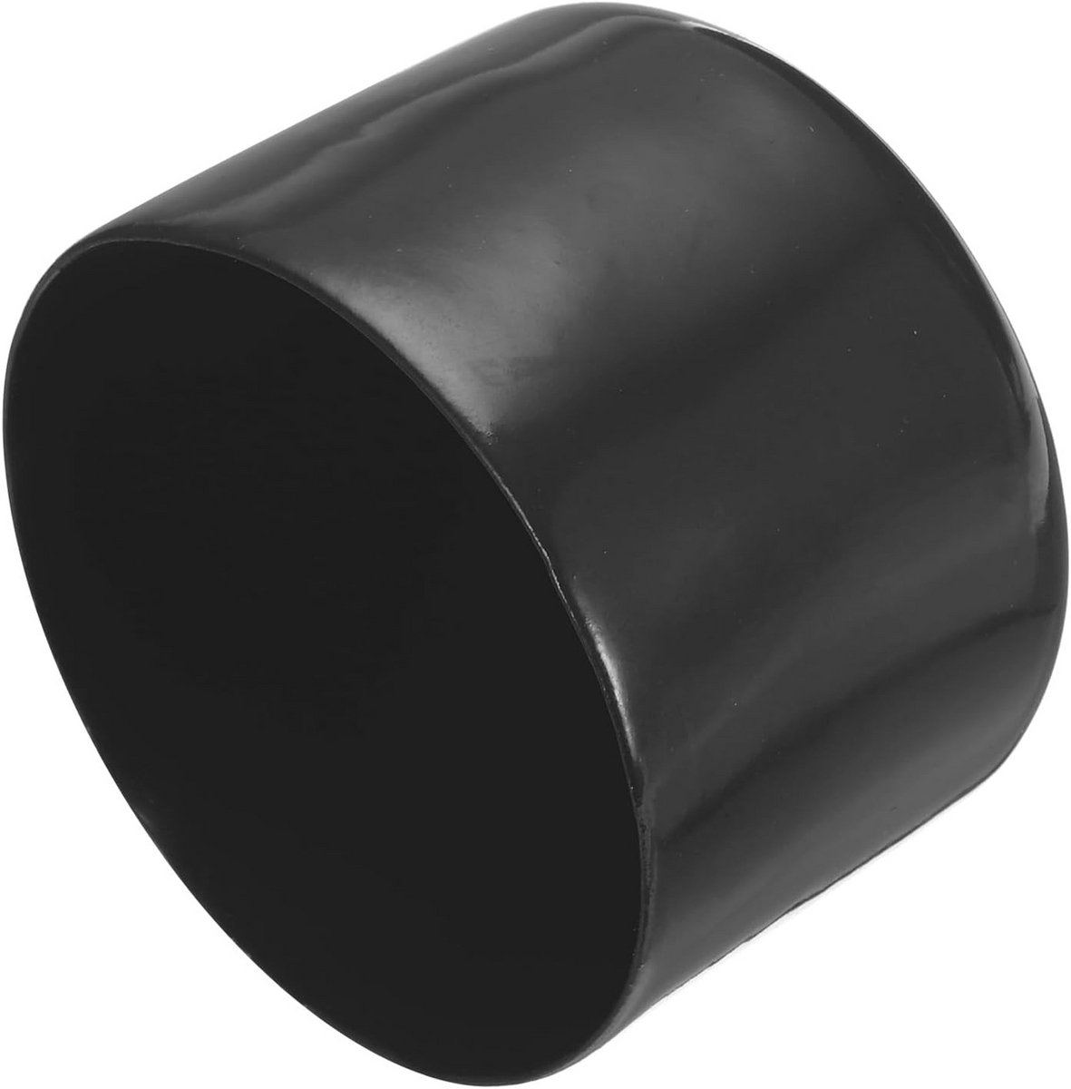 4 Stuks Ronde Rubberen Eindkappen voor Buis of Paal 56 mm ID Zwart