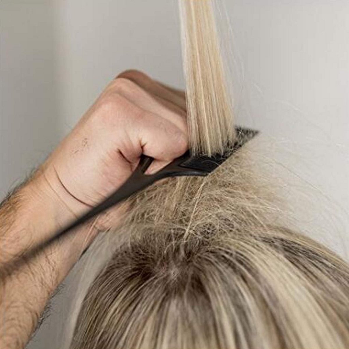 Haarstyling Kam met Metalen Punt voor Volume en Tepen - Antistatisch