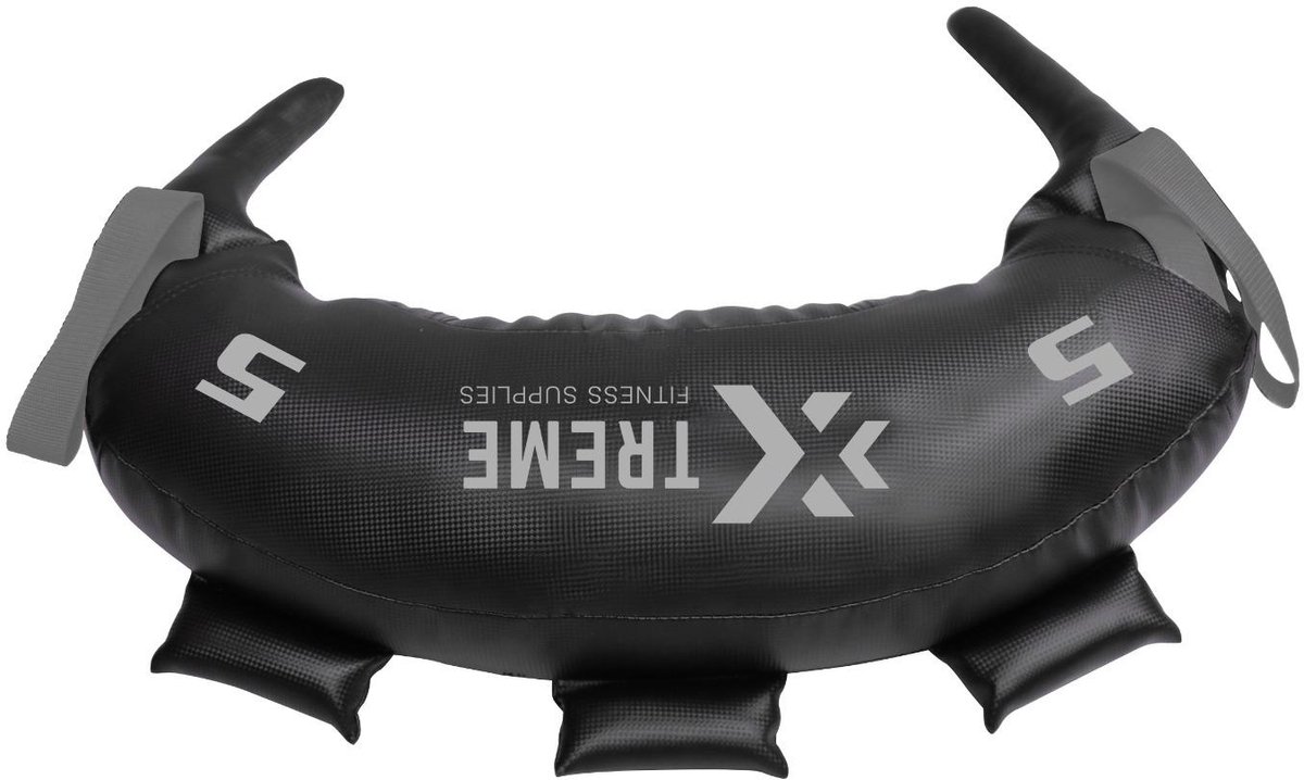 Xtreme Fitness Premium Bulgarian Bag 5kg Grijs – Powerbag – Sandbag – Gewichtzak – Zandzak – Weightbag – Hyrox Training – Krachttraining – Crossfit – Home Gym