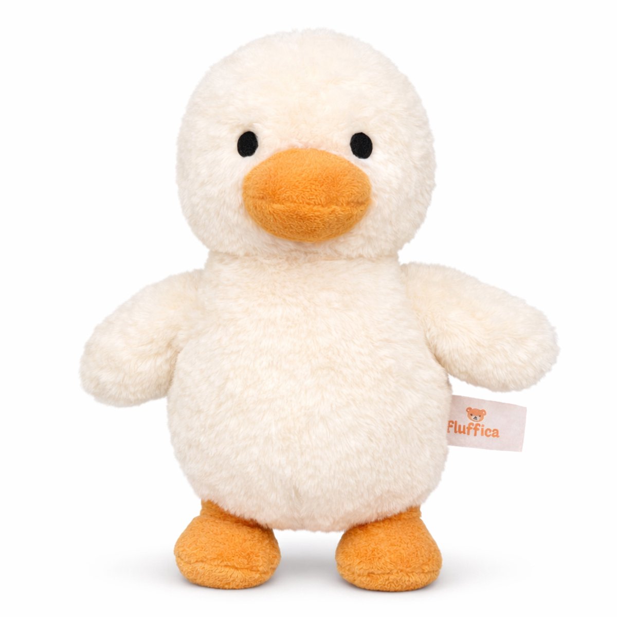 Fluffica – Eend Knuffel – Zachte Pluche – CE-gecertificeerd – Geschikt voor Baby’s & Kinderen – Lief Design – Knuffeldier – 27 cm