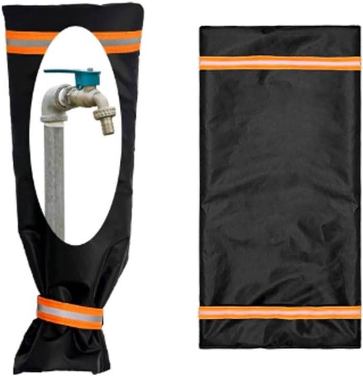 Buitenafdekking voor waterkraan in de winter, isolerende beschermhoes - 26 x 64 cm, vorstbescherming, barstpreventie