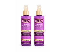 Bioblas Keratin & Collagen – Vloeibare Conditioner – Herstellend & Volume – 2 x 200 ml