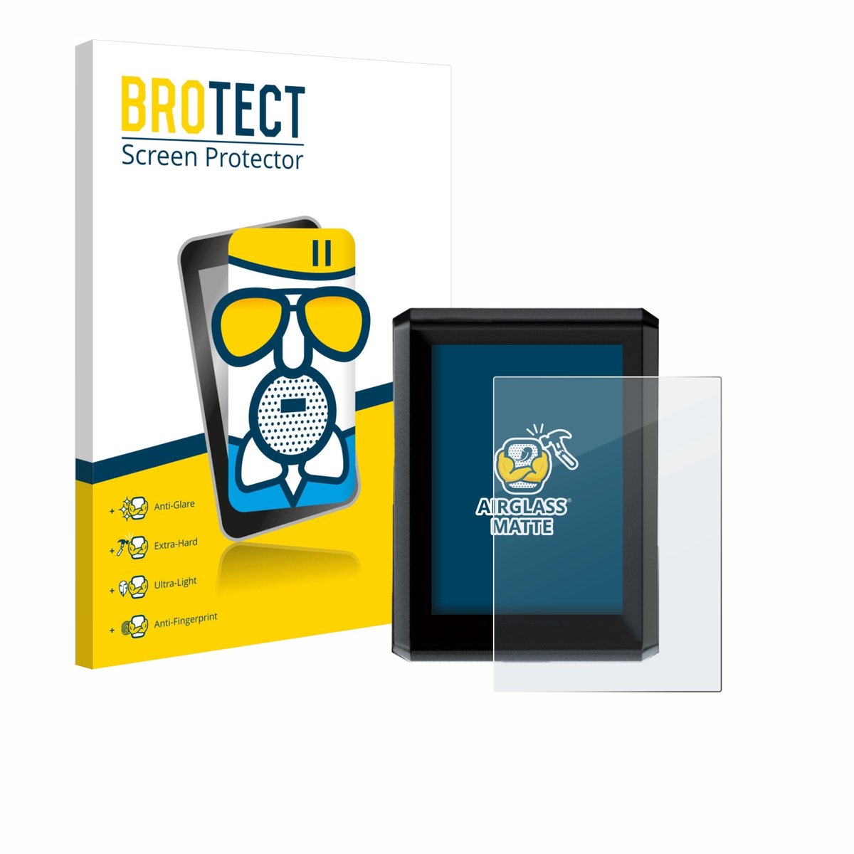 BROTECT - Screenprotector voor Shimano SC-EN610 - Folie Beschermfolie Beschermglas matte