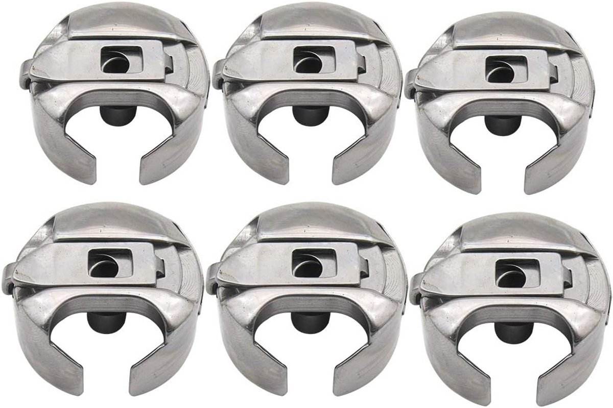 M-Klasse Spoelhulzen (6 Stuks) Vervanging voor Janome Pro16/18 en Handi Quilter HQ-Series Naaimachines