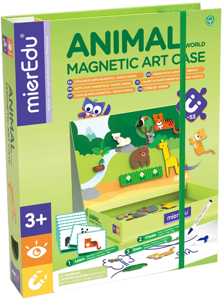 MIEREDU Mieredu - Magneetboek - Dierenwereld - Mieredu - Magneetboek - Dierenwereld