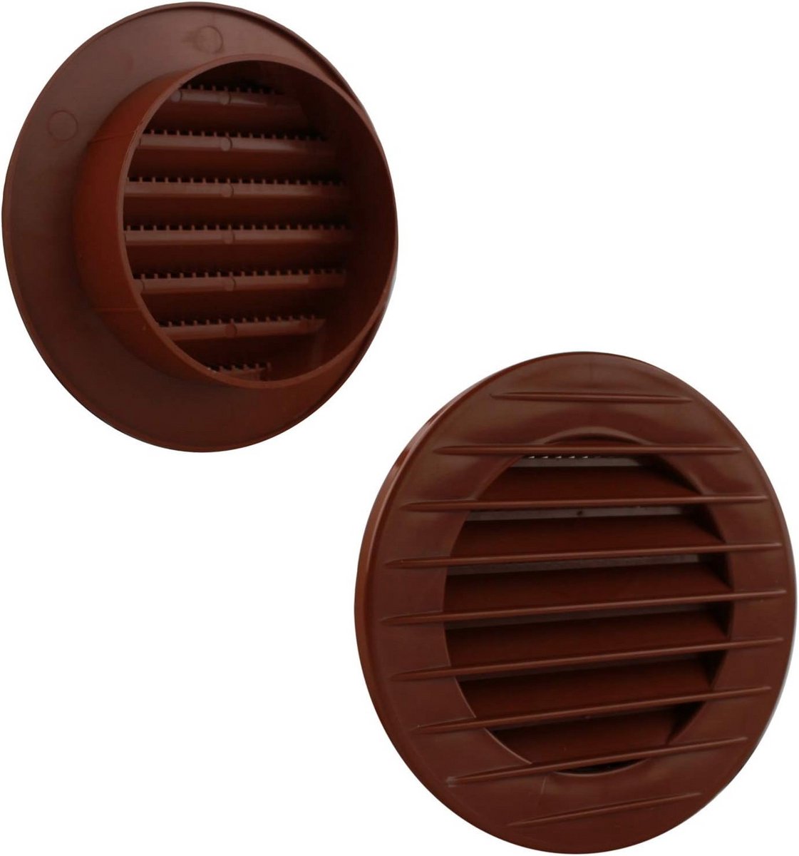 Rond Ventilatierooster met Insectengaas - Diverse Diameters en Kleuren