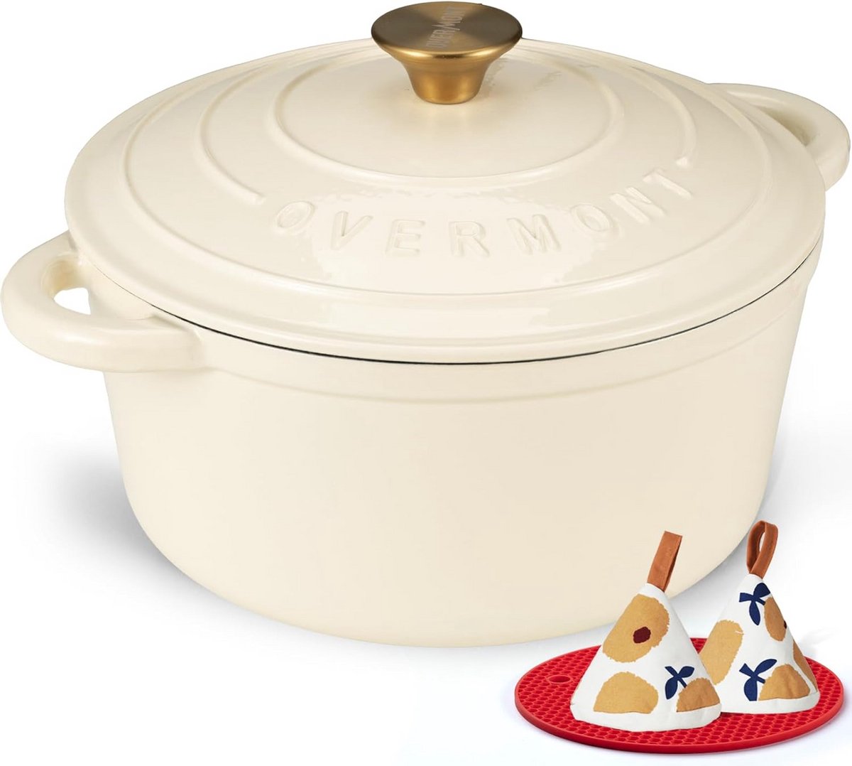 Gietijzeren Braadpan met Deksel 26 cm voor Oven en Fornuis