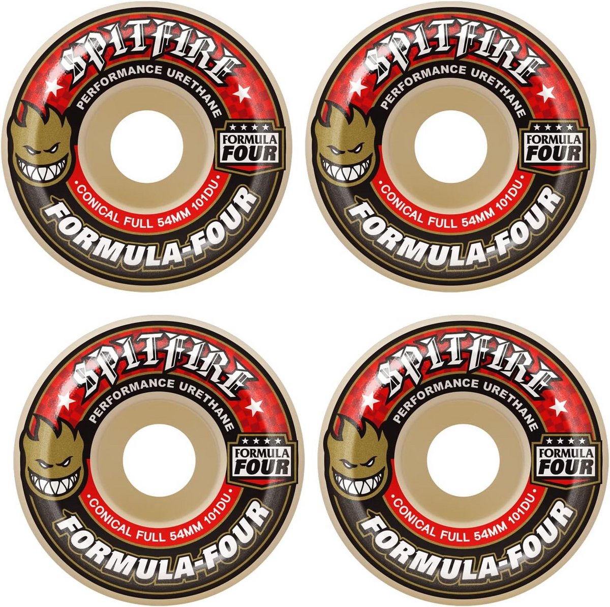 Skateboard Wielen 58mm Conisch Volledig 101A Duurzaam Urethaan