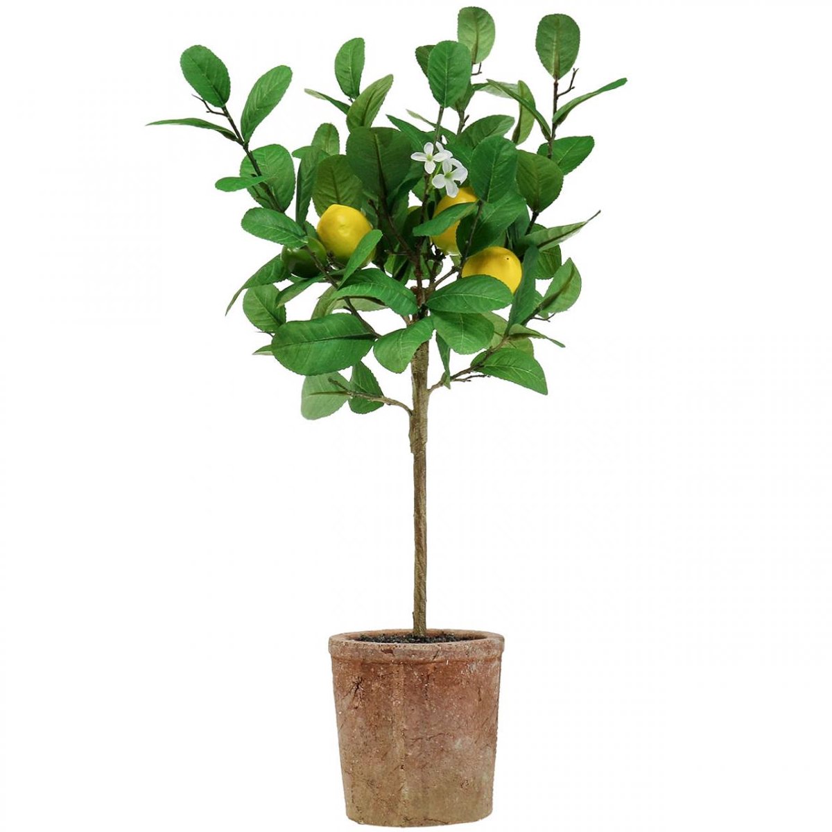 Kunstcitroenboom, pot 58 cm, decoratieve boom, mediterrane stijl