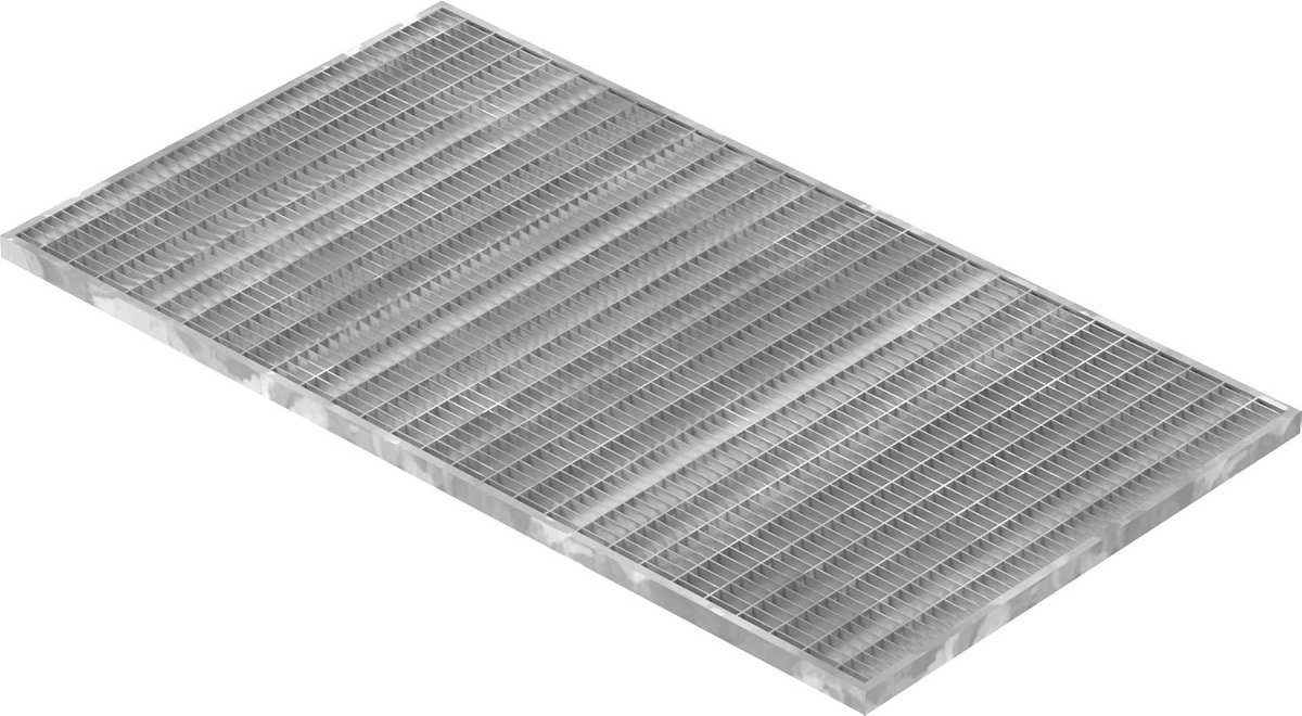 Gegalvaniseerd Rooster met U-Profiel Rand - 490x890mm - Maaswijdte 30/10 mm