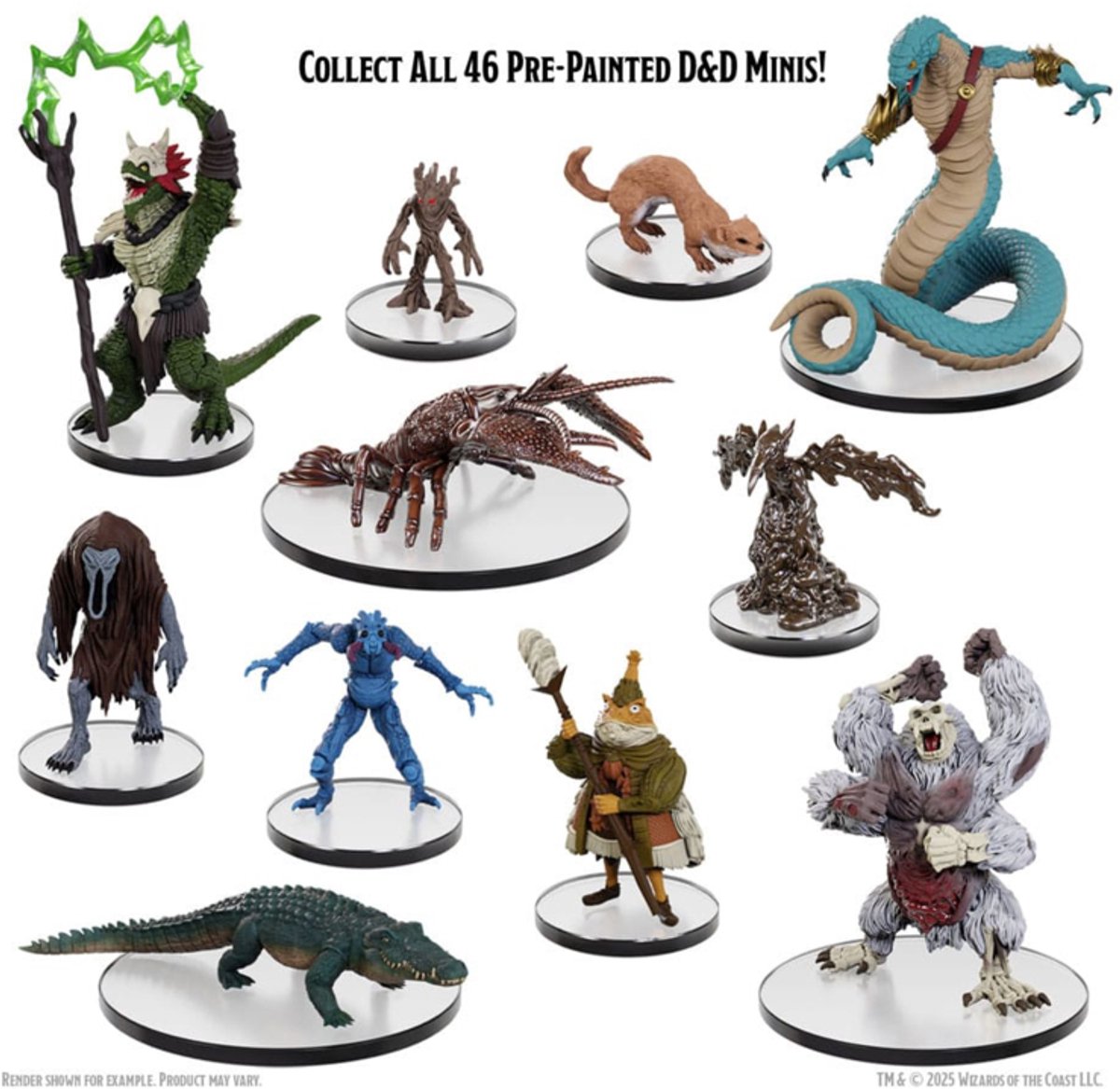 Wizkids D&D Icons of the Realms: Ghost Light Collection Booster Brick (10) Miniature Gaming & Tabletop