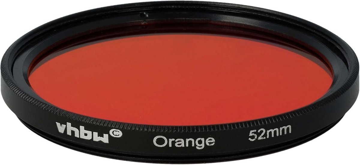 Universeel Kleurfilter Oranje voor Camera 52mm Schroefdraadlens