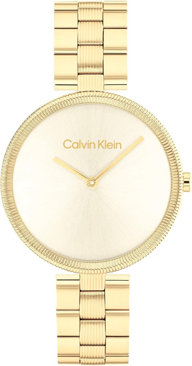 Dameshorloge Goudkleurig Roestvrijstaal Analoog Quartz