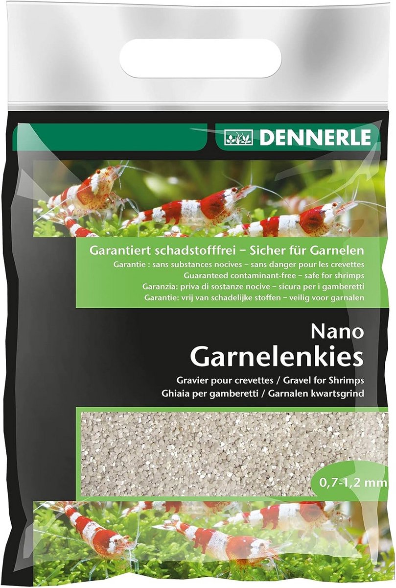 Zwart Aquarium Grind voor Garnalen en Kreeften - CO2 Bestendig