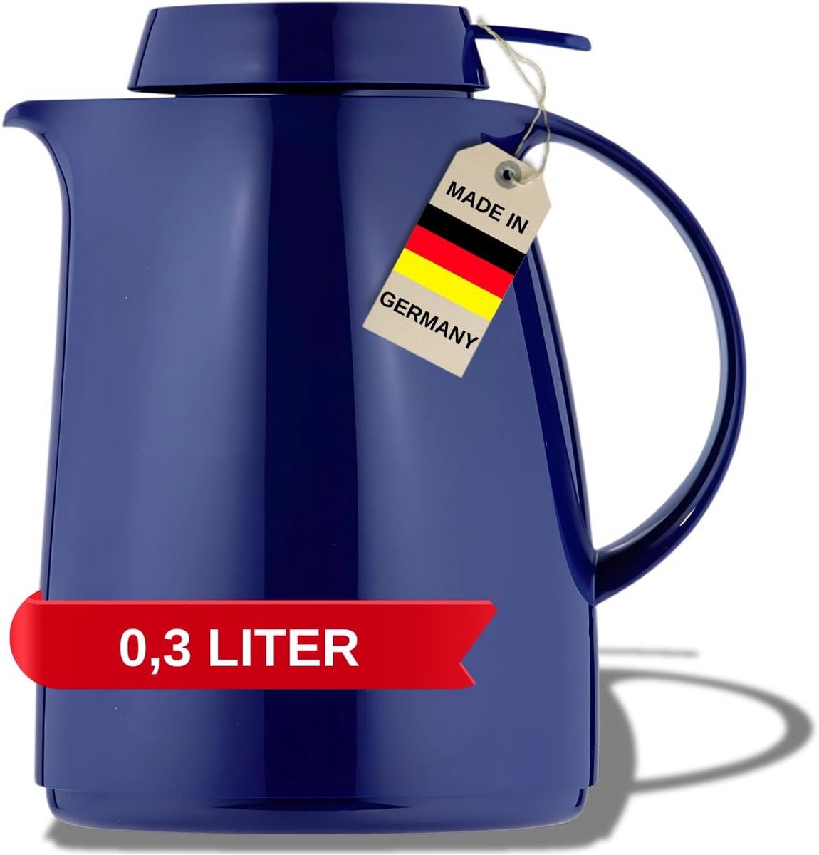Kunststof thermoskan 0,3 liter - Tijdloos en Functioneel