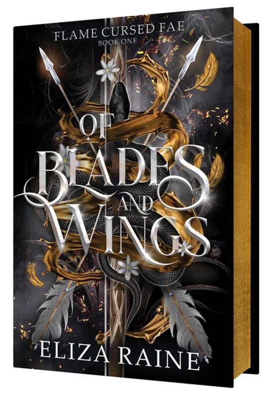 Flame Cursed Fae- Of Blades and Wings - cover