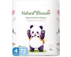 Pull-On Babyluiers Maat 7 (35 lbs+) | Ultradun, Hypoallergeen en Superzacht | 72 Stuks