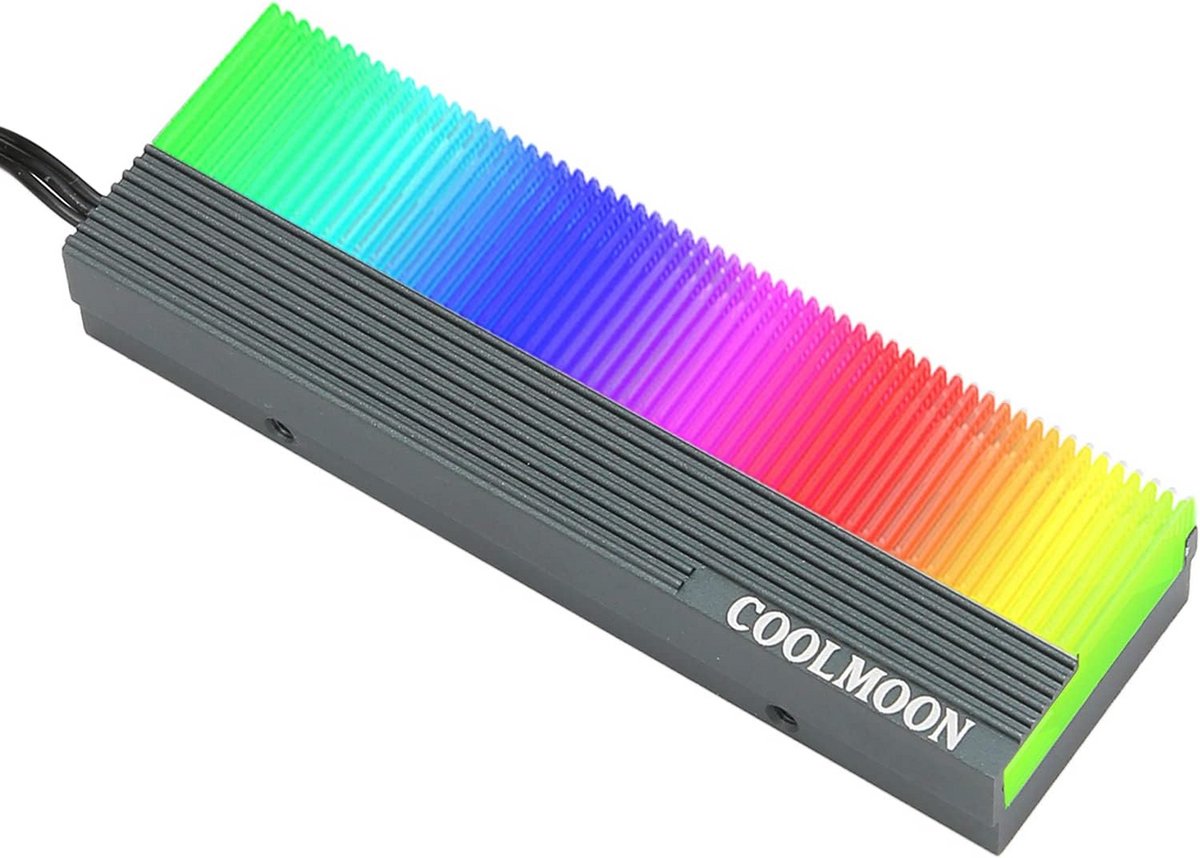 ARGB M.2 SSD Koellichaam met Dubbele Zijde Koeling en Thermische Pad voor 2280