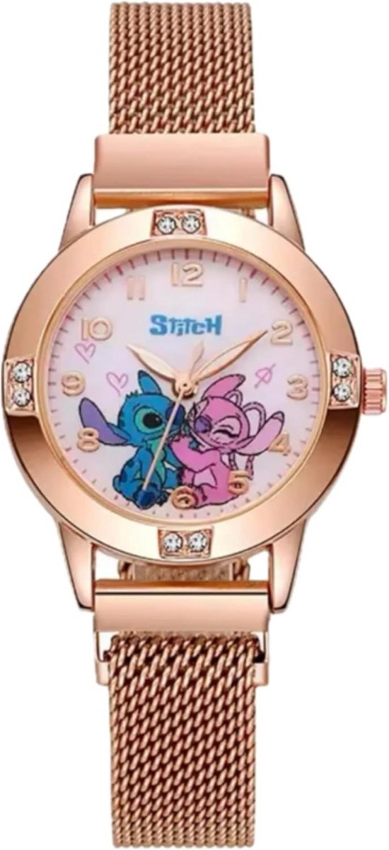 Digitaal Cartoon Kinderhorloge Roze - Verstelbaar Polshorloge voor Jongens en Meisjes