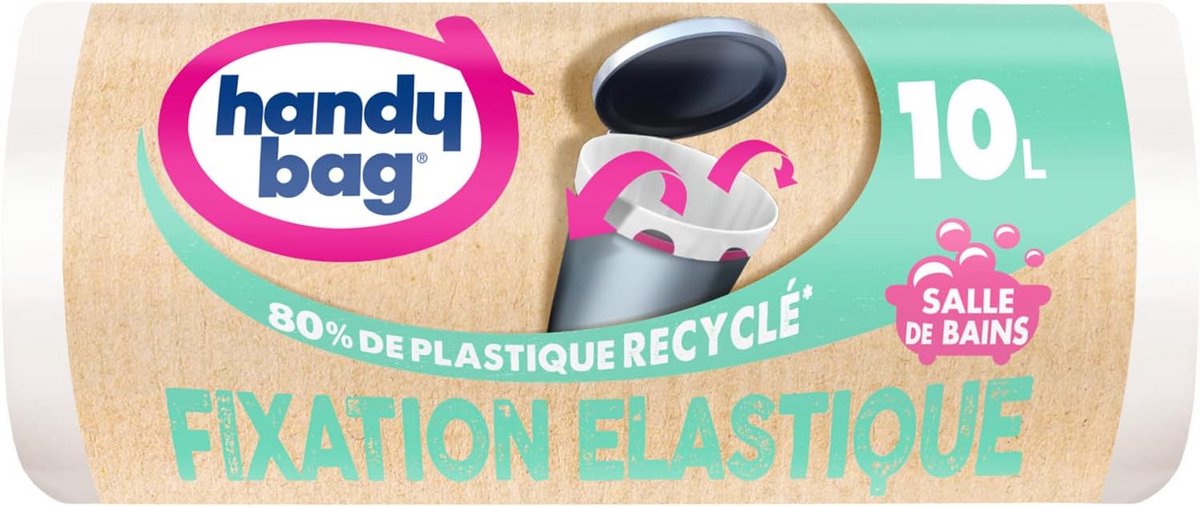 Kleine Prullenbakzakken 10L met Elastiek - Lekvrij en Stevig (15 stuks)