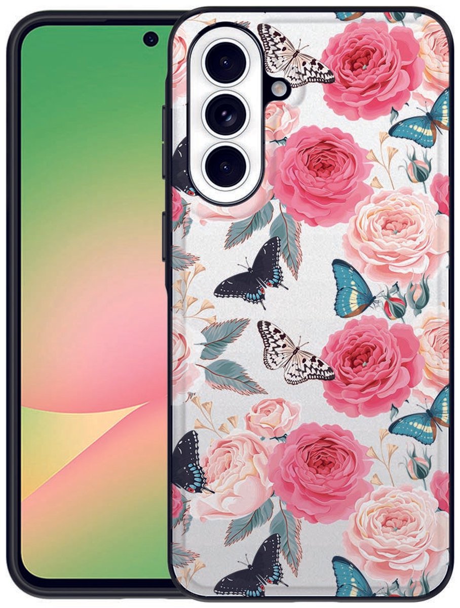 Back Cover Samsung Galaxy A57 Butterfly Roses