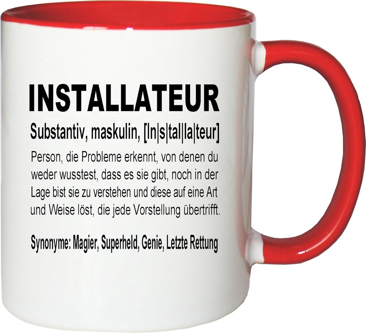Grappige Koffiemok met Tekst voor Installateurs - Uniek Cadeau