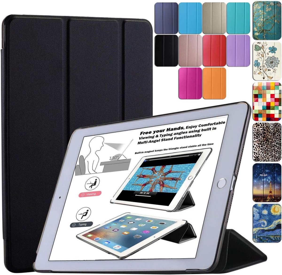 Robuuste Beschermhoes met Standaard voor iPad 9.7 Inch 2013 (Air 1e Generatie)