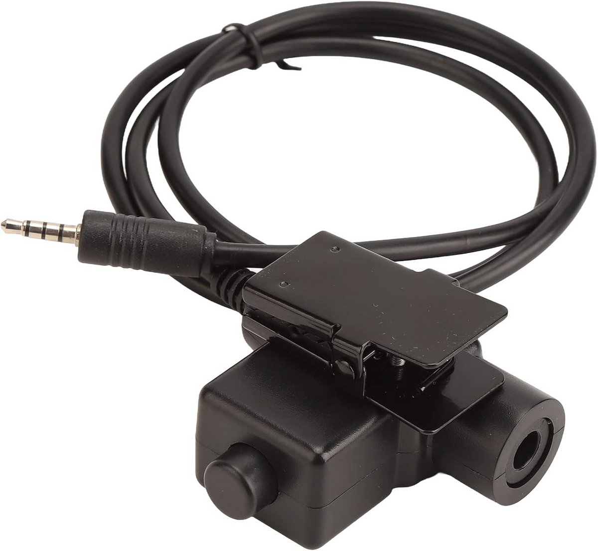 PTT Adapter Kabel met 3.5mm Aansluiting voor Hoofdtelefoon - Professioneel Push to Talk