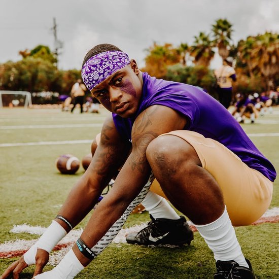 Voetbal Skull Wrap Bandana zonder Merk - Zwart — afbeelding 3