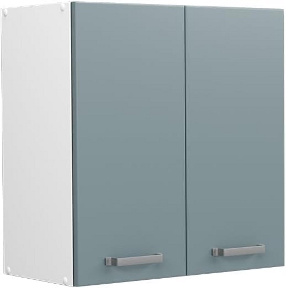 Moderne Hang Keukenkast 60 cm Blauwgrijs Wit | Flexibele Keukenmodule