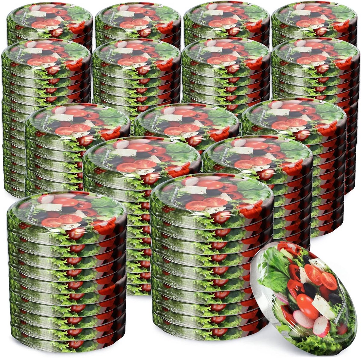 Set van 200 Schroefdeksels 82mm voor Inmaakpotten en Weckpotten