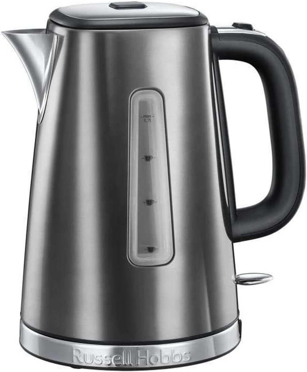 Waterkoker 1,7L Grijs met Snelkookfunctie en Warmte Element