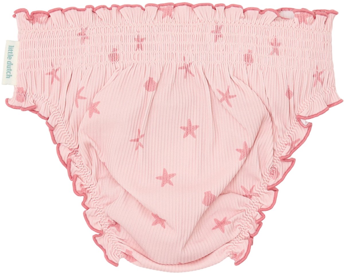 Little Dutch Zwembroekje met Ruches - Dreamy Seashells Roze