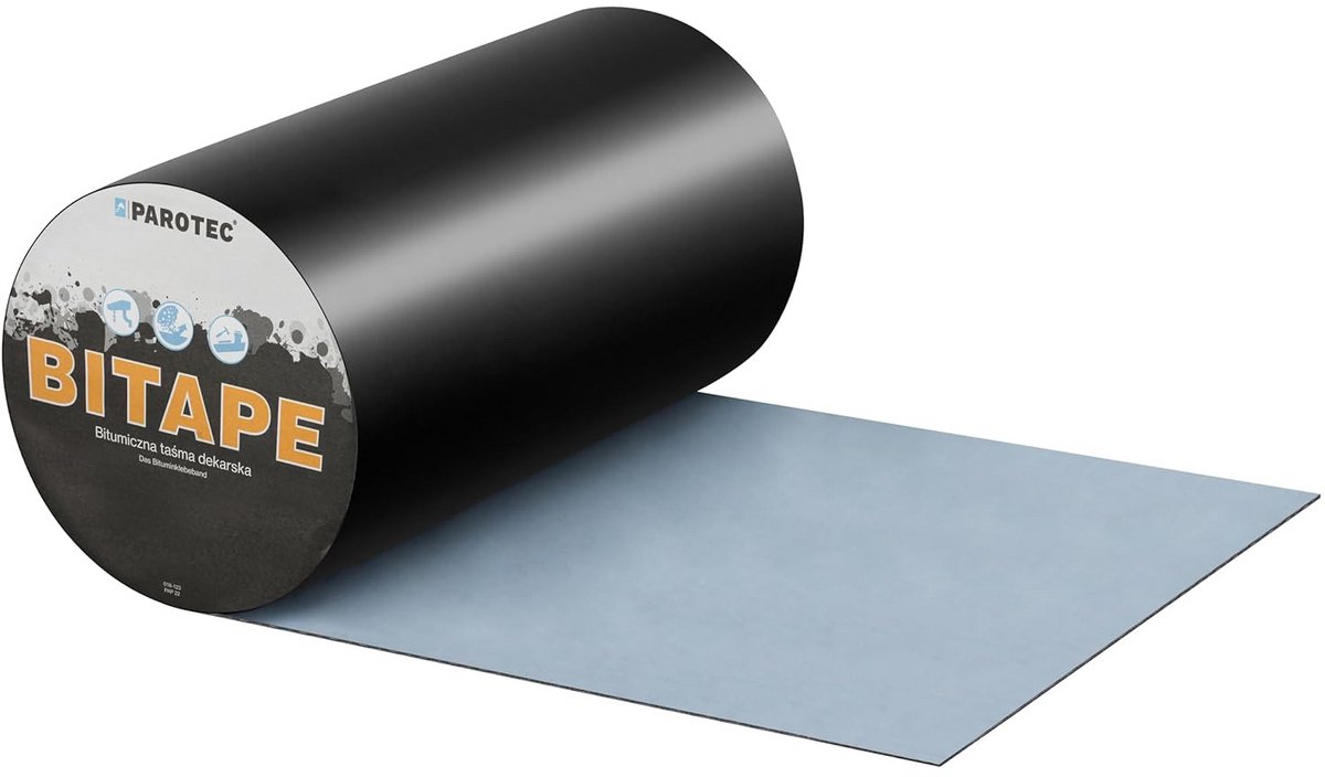 Zwarte Bitumen Dakreparatie Tape RAL9005 30cm breed 10 Meter Sterke Waterdichte Afdichting