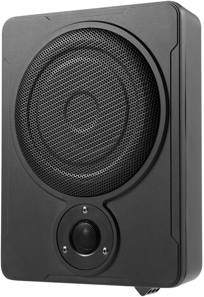 DIMICO - Subwoofer auto met versterker - Subwoofers onder stoel - Zwart - Car audio luidspreker - 200W - Bass speaker - 30-100hZ