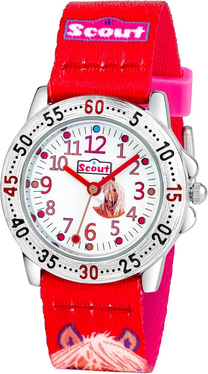 Meisjeshorloge Analoog Kwarts met Textielband