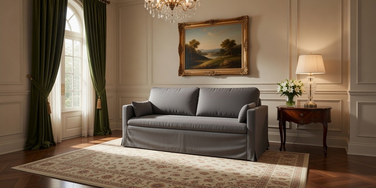 Modulaire Sofa Elegance – Donkergrijs Stof – Modern, Ergonomisch en Duurzaam – Luxe Woonkamerbank 198 x 78 x 80 cm – Comfortabel en Stijlvol Casa Serena – Casa Dorada