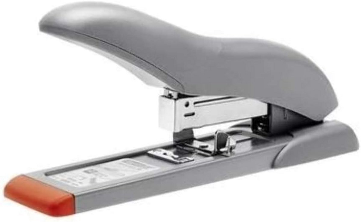 Krachtige nietmachine voor 70 vellen, zilver en oranje