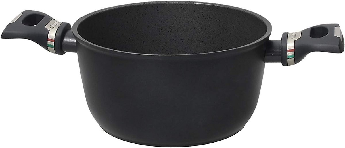 Braadpan 20 cm voor Inductie en Oven - Dikke Bodem