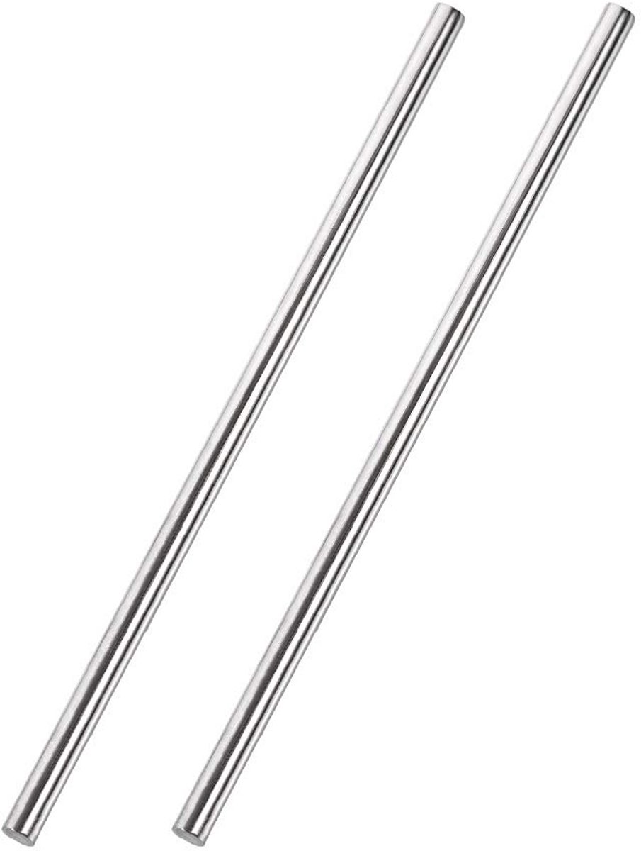 RVS Ronde Staaf 5mm x 200mm - Solide 304 Roestvrij Staal voor Ambachten