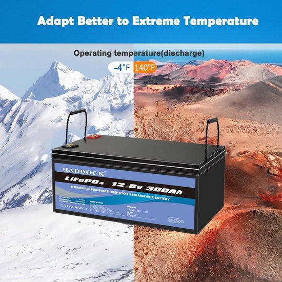 Krachtige 12V 300Ah LiFePO4 Accu voor Zonne-energie en Diepe Cycli