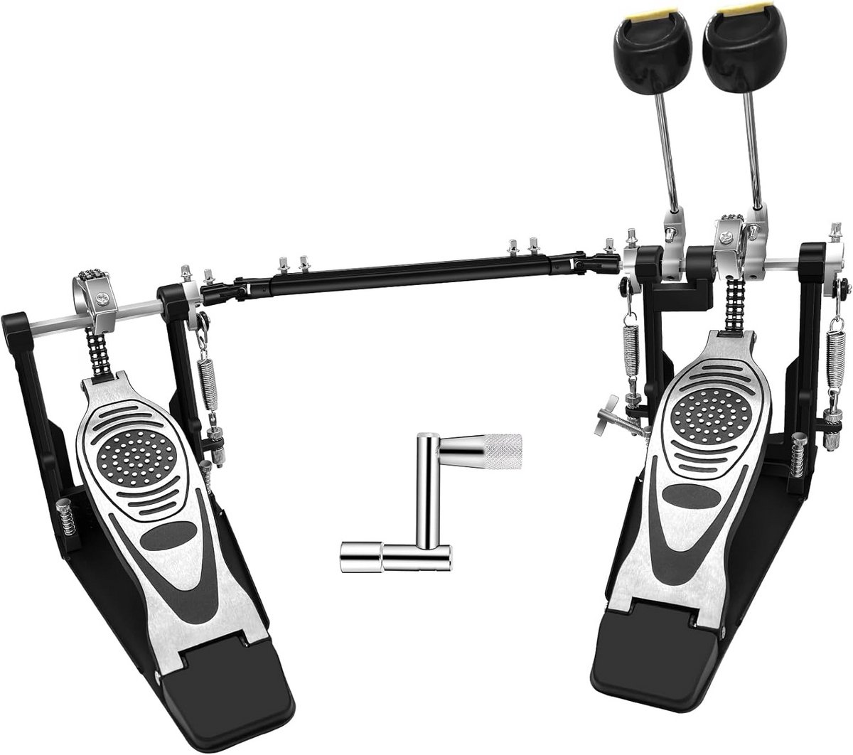 Dubbel Ketting Aangedreven Kick Drum Pedaal met Verstelbare Klopper