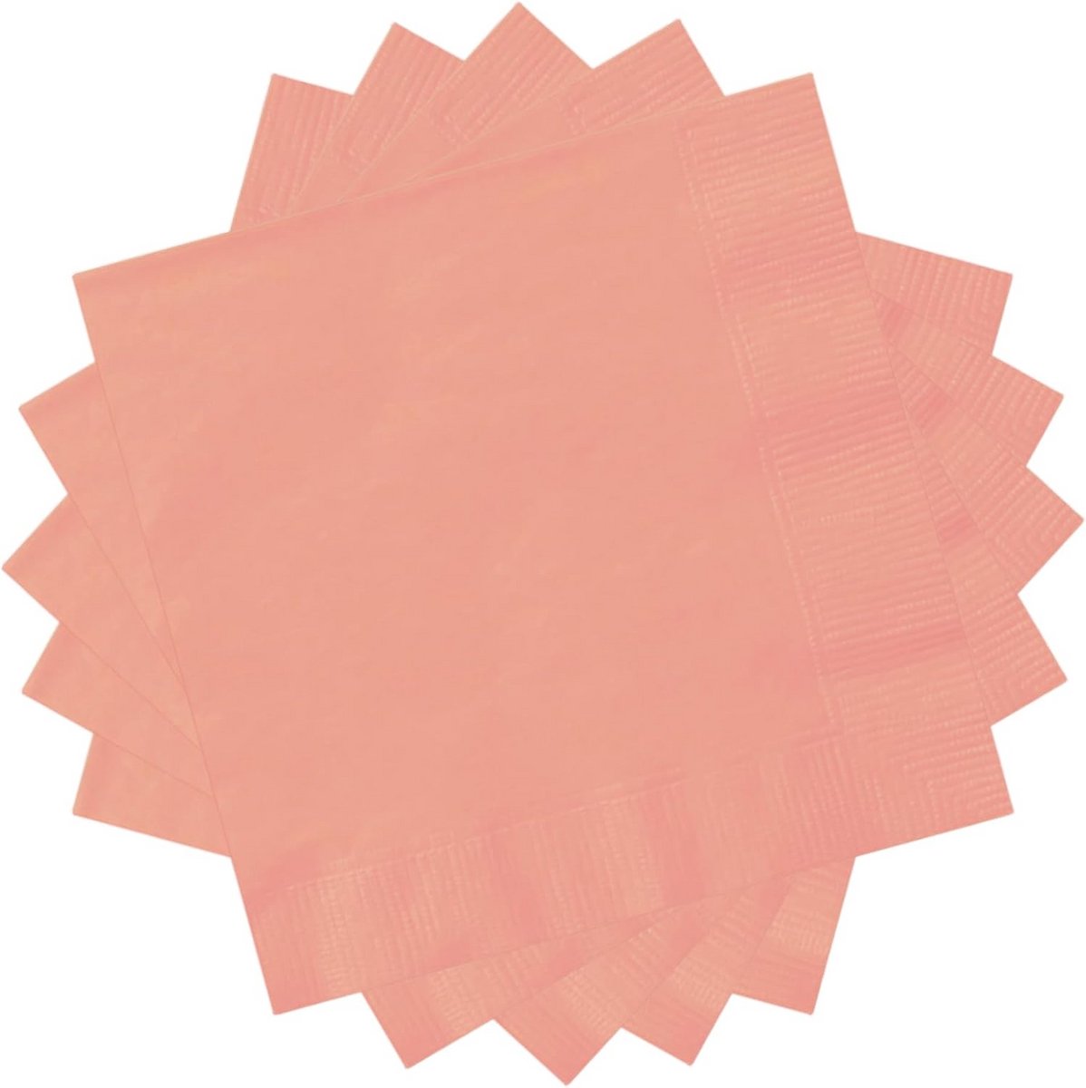 20 Servetten Roségoud voor Feestjes en Tafeldecoratie